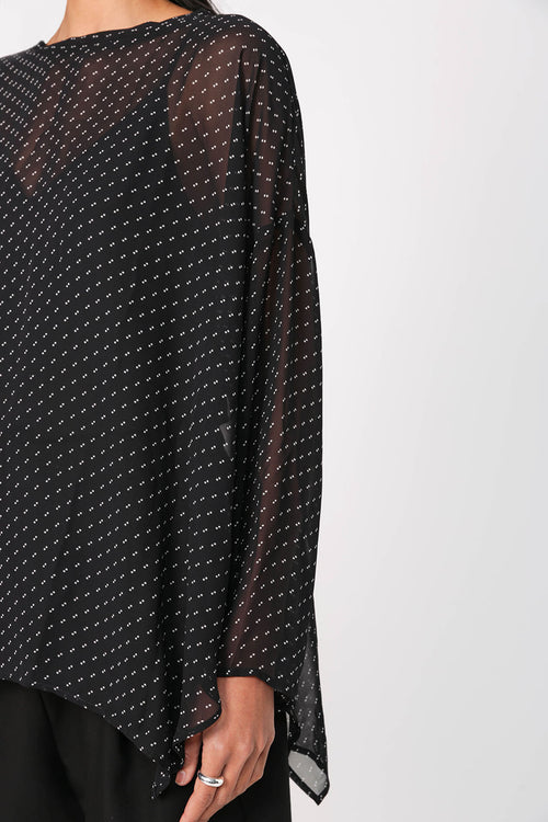 angle top / double dot print