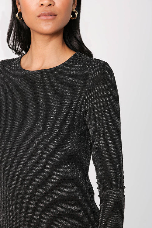 sparkle mesh skin / black|silver