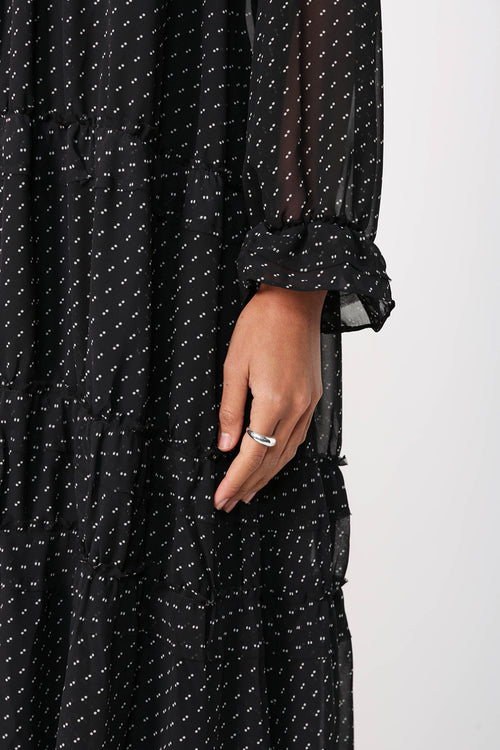 vital dress / double dot print