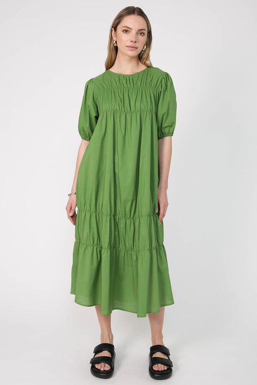 region dress / intense green