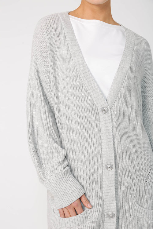 gain boyfriend cardi / grey marle