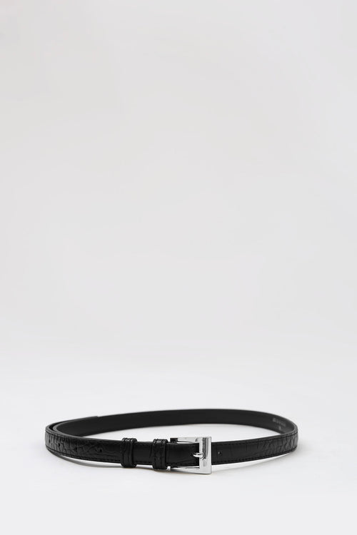 curator belt / black|silver