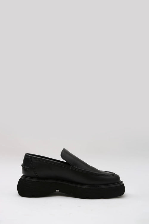 grid loafer / black