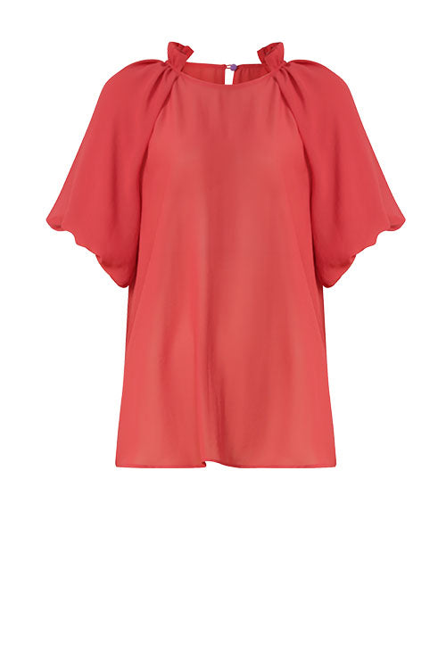 esteem tee / guava red