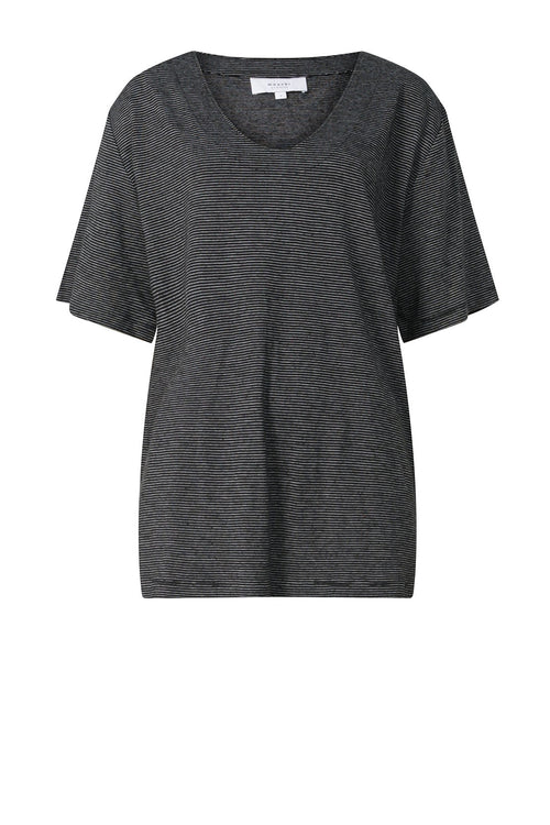 skill tee / black|white stripe