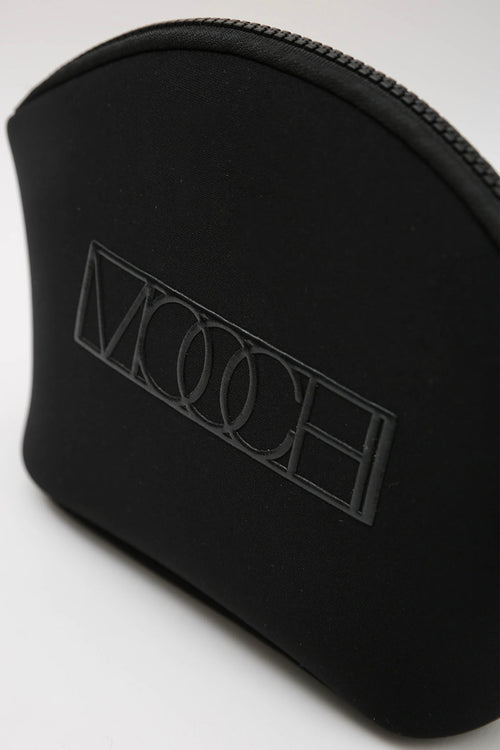 monogram small makeup bag / black
