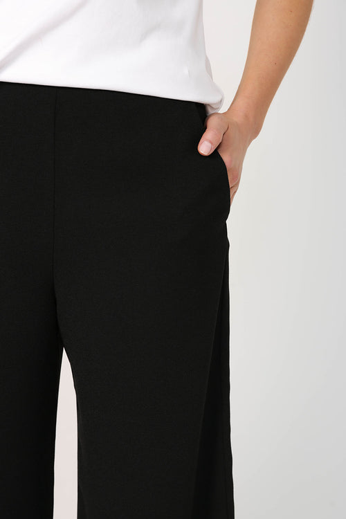 glowed pant / black crepe