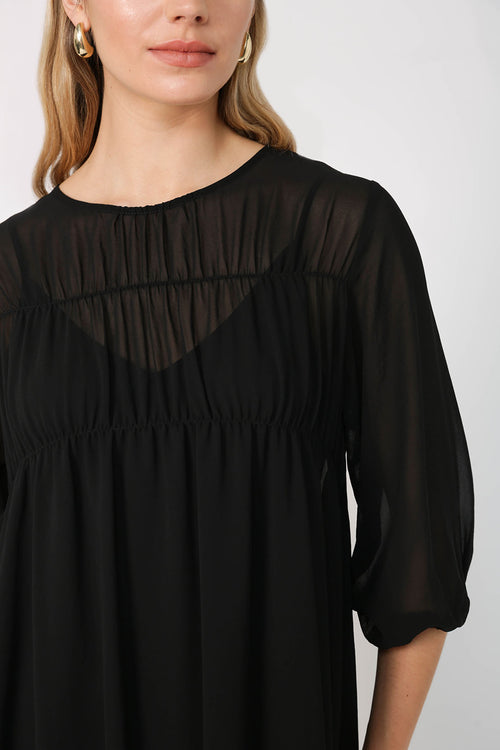 section dress / black