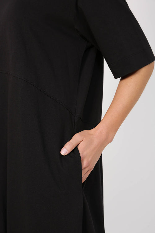 spin dress / black