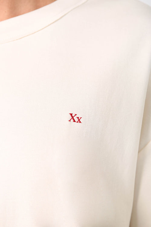 front runner kiss tee / ecru