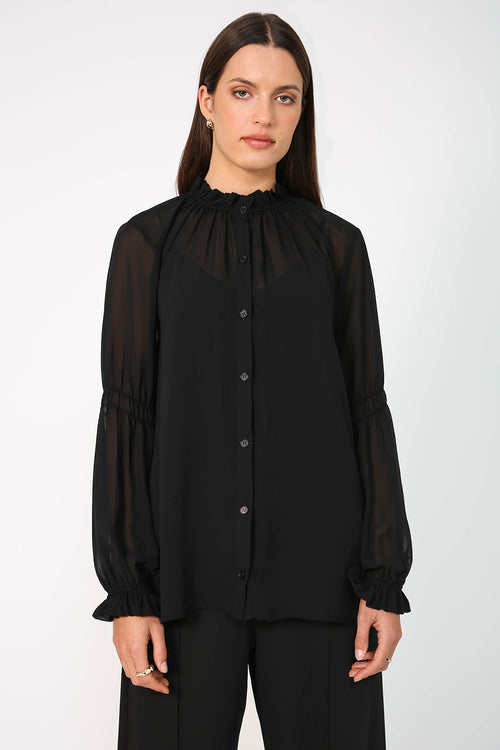 encircle shirt / black