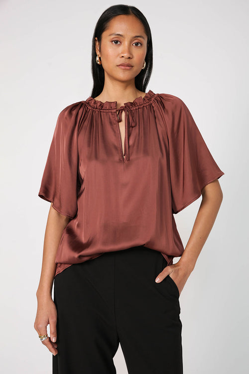 equal tee / cacao red
