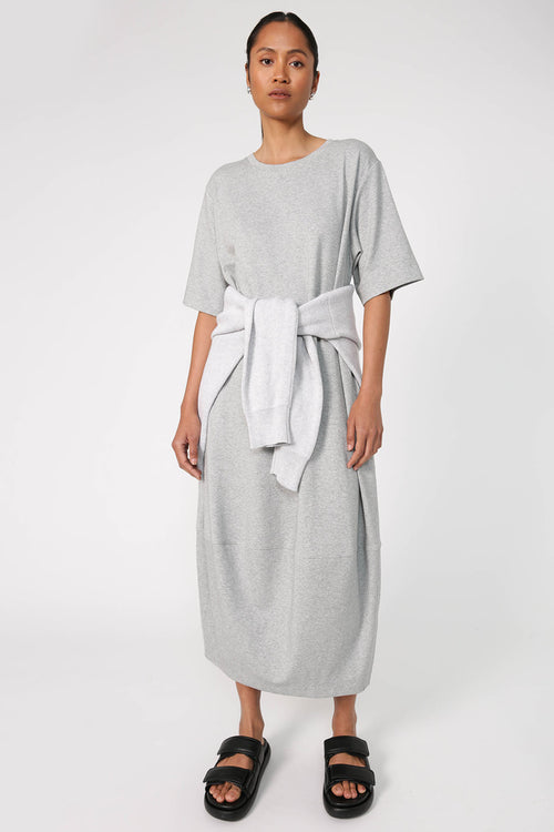 spin dress / grey marle
