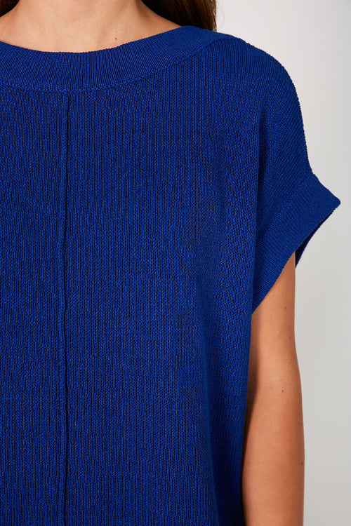 nourish vest / cobalt blue