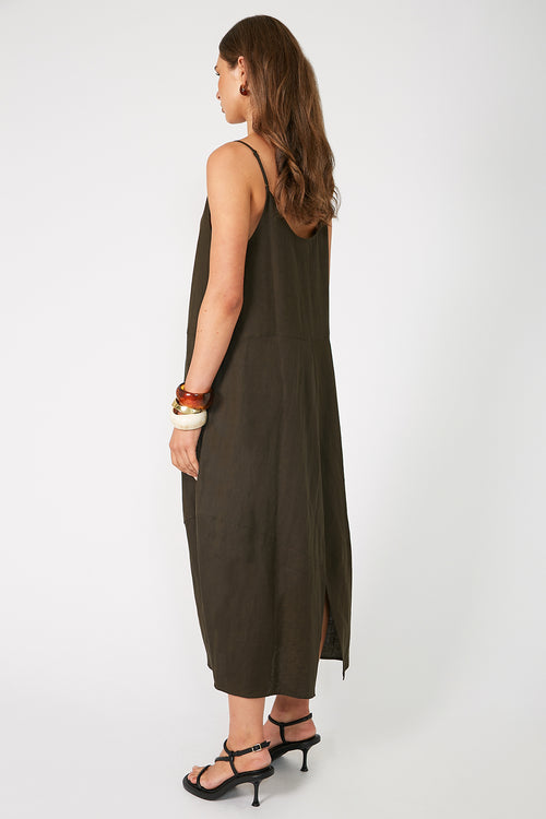 ember dress / deep green