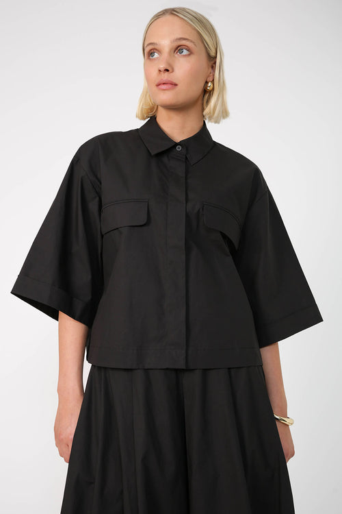 carve shirt / black