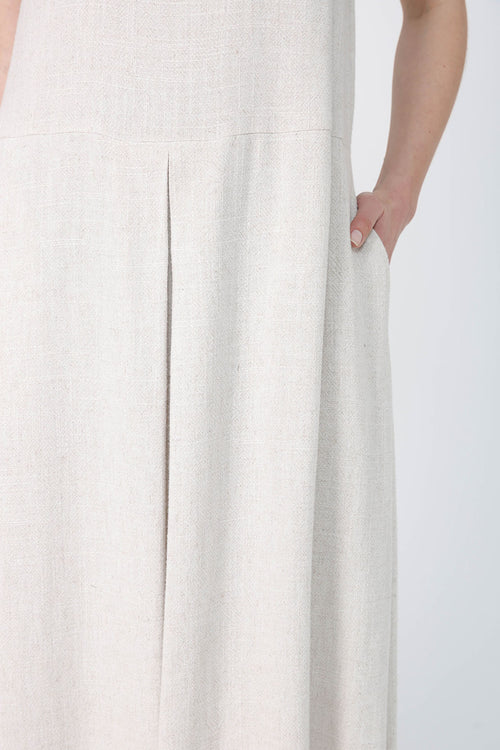 dome dress / natural beige