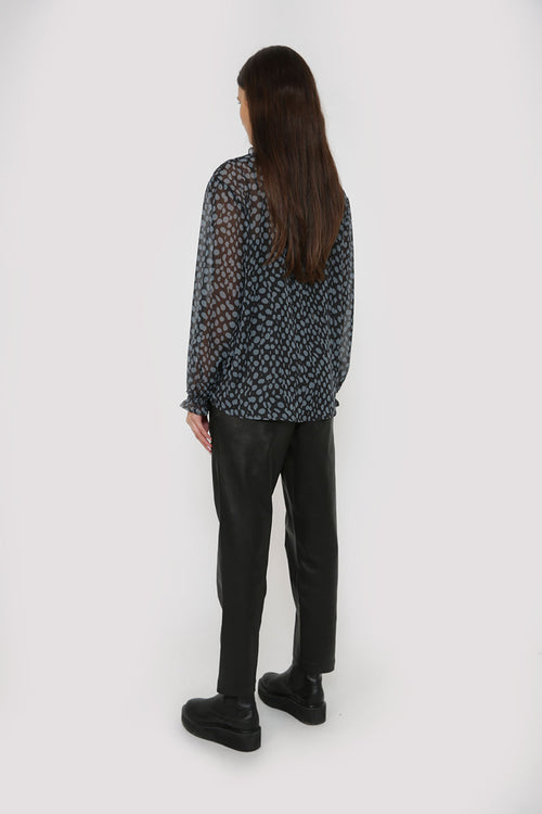 defying top / black|grey spot