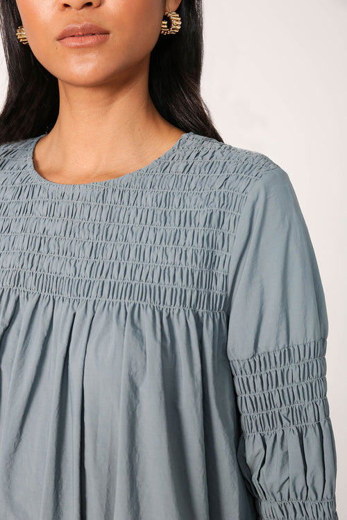culprit dress / smokey blue