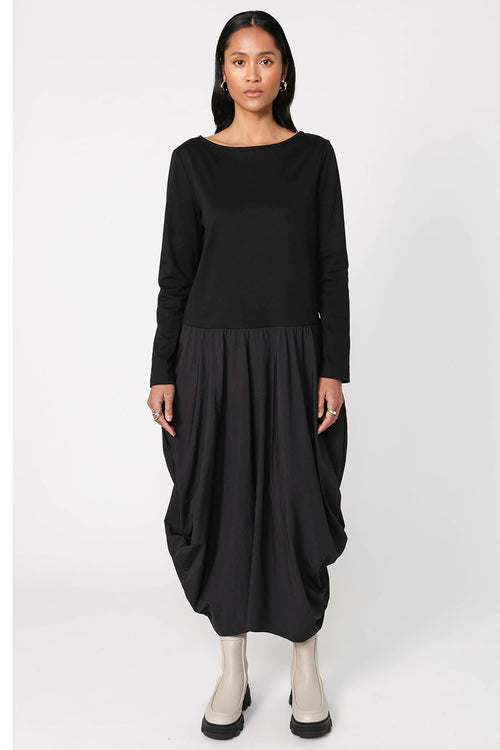 sphere dress / black