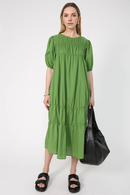 region dress / intense green