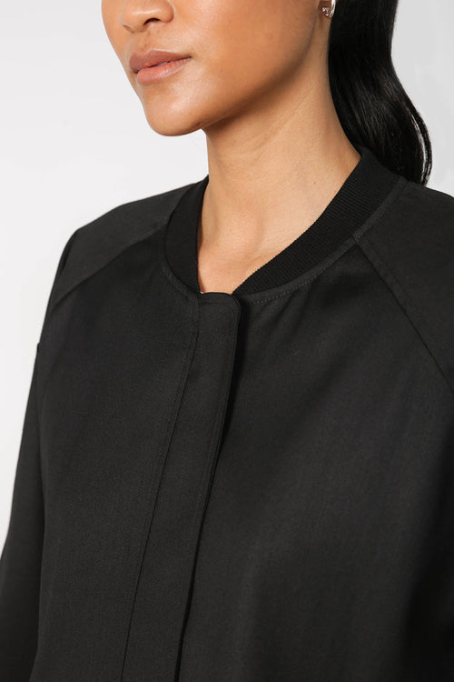 fade away bomber / black