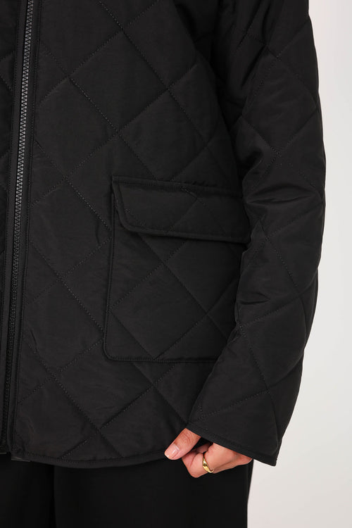 stride jacket / black