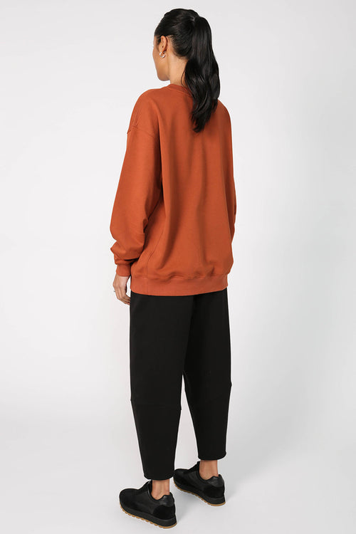 ultimate set sweat / dark tan