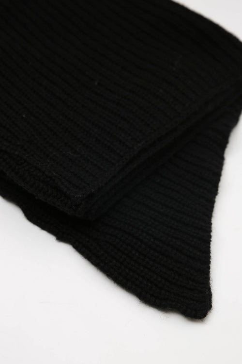 figment collar scarf / black
