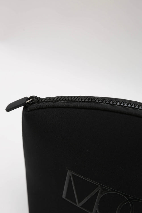 monogram large makeup bag / black