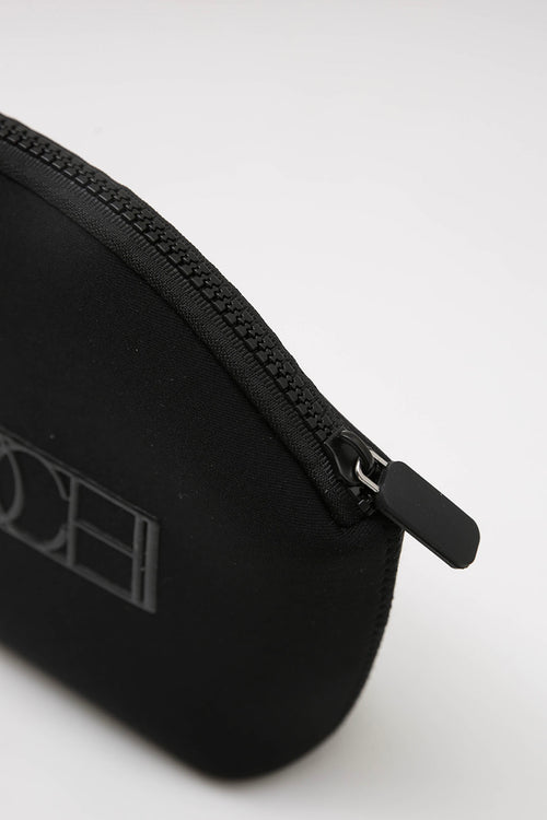 monogram small makeup bag / black