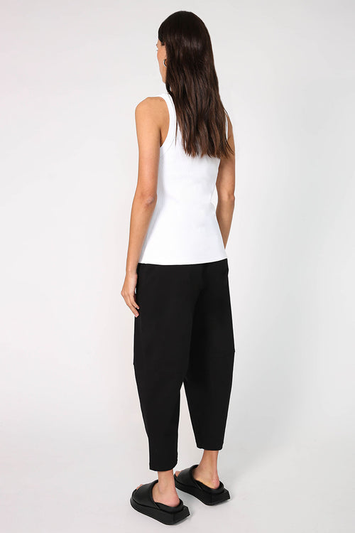 kicking rib tank / white