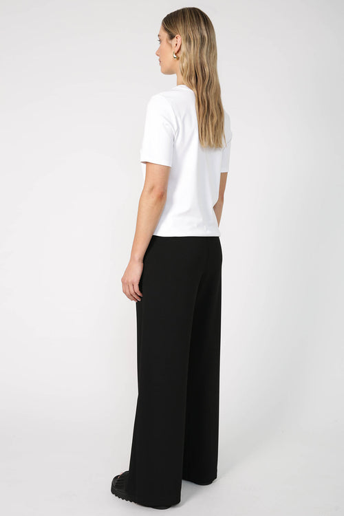 glowed pant / black crepe
