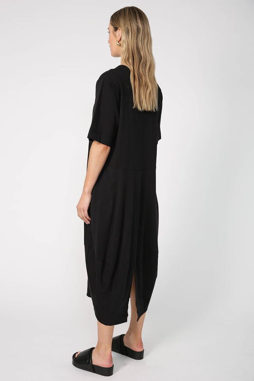spin dress / black