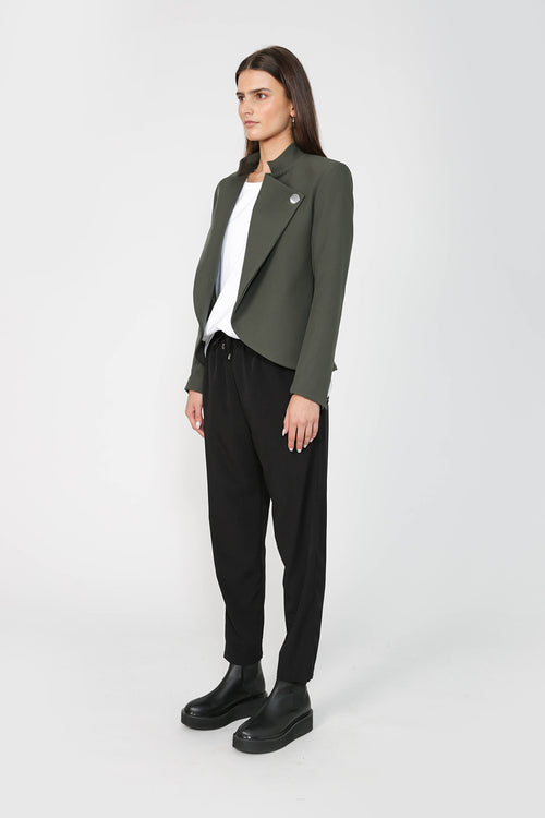 militant jacket / olive green