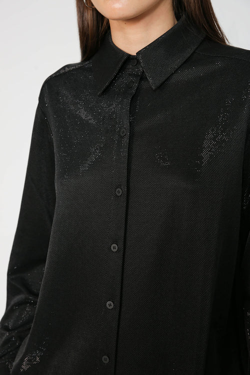 vast shirt / black sparkle