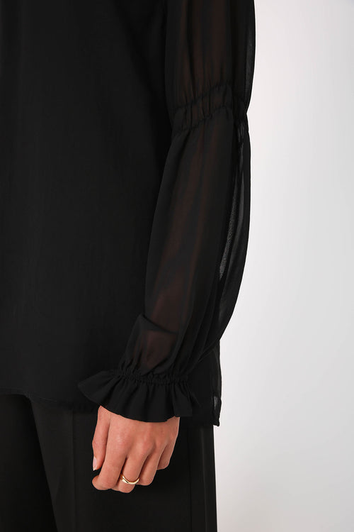 encircle shirt / black