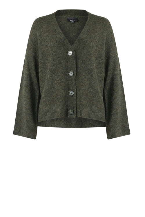spoken cardi / dark green