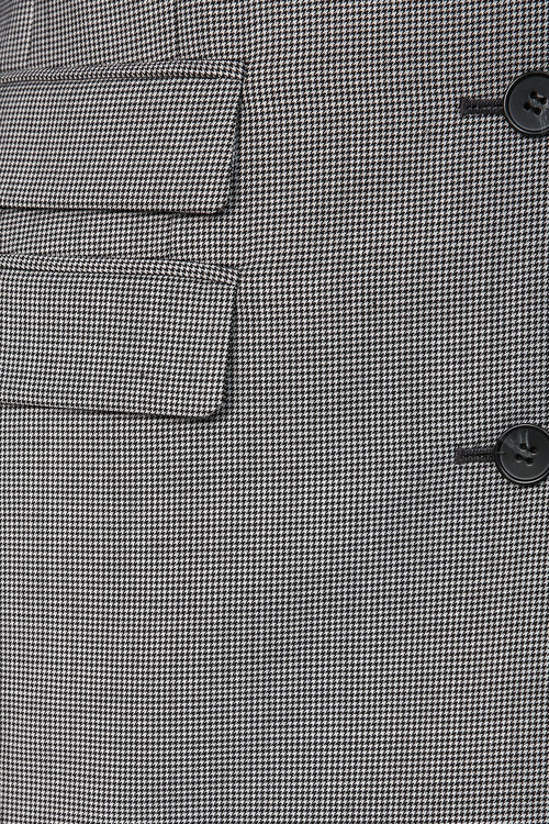 manner blazer / black|white houndstooth