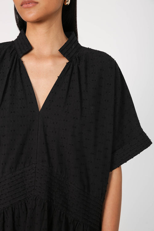 bevel dress / black