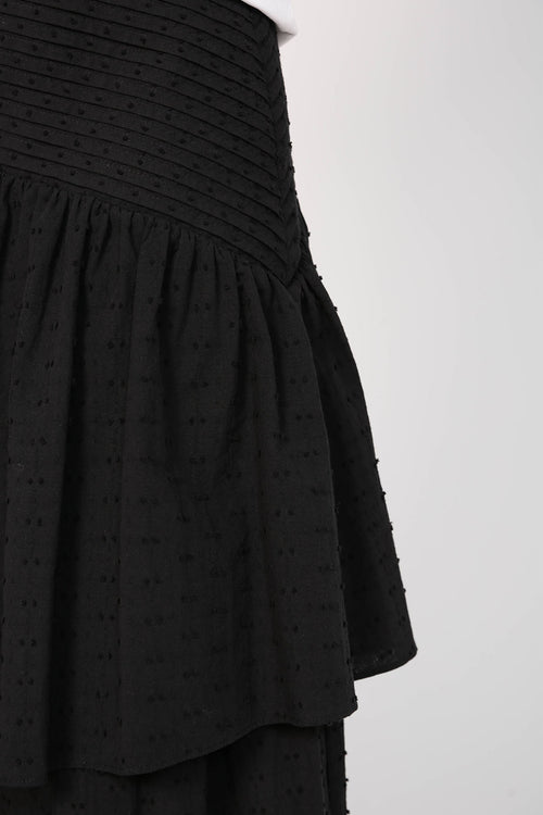bevel skirt / black