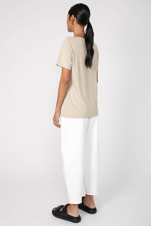 kicking tee / oatmeal marle