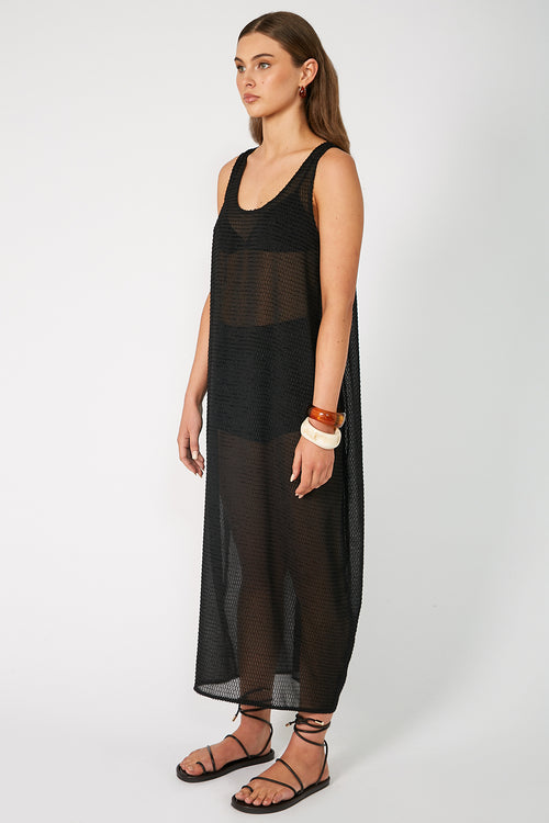 remote dress / black