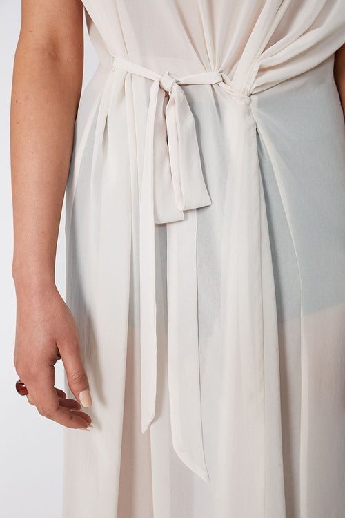 contract midi dress / calico cream