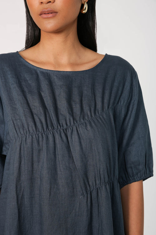 notion dress / teal blue