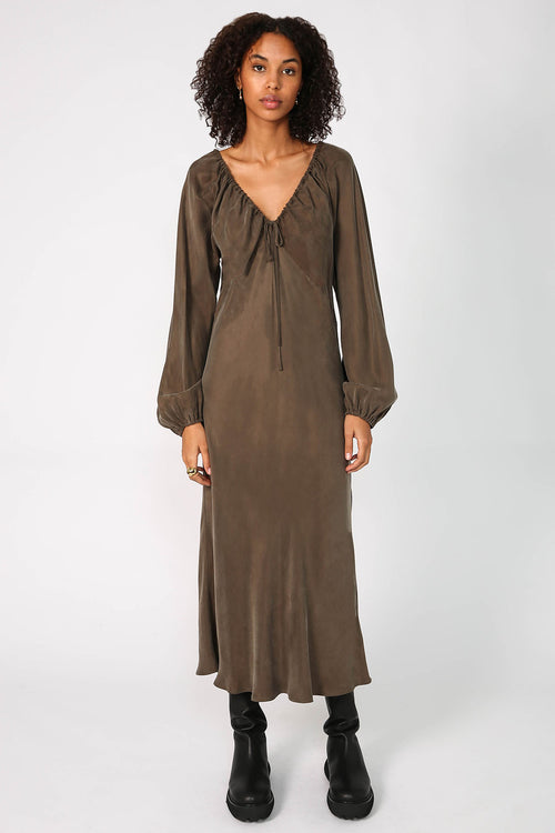 molten dress / olive