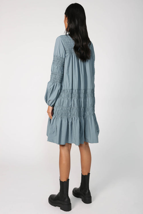 culprit dress / smokey blue