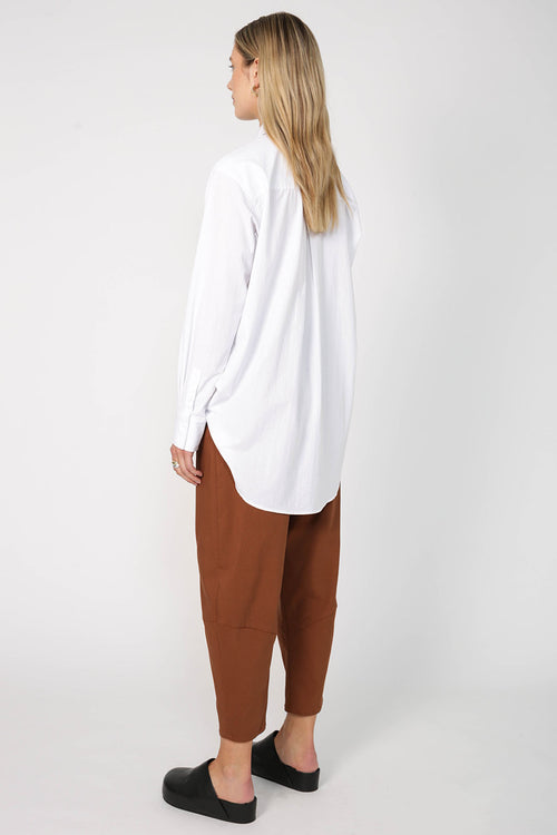 furthest pant / tan brown