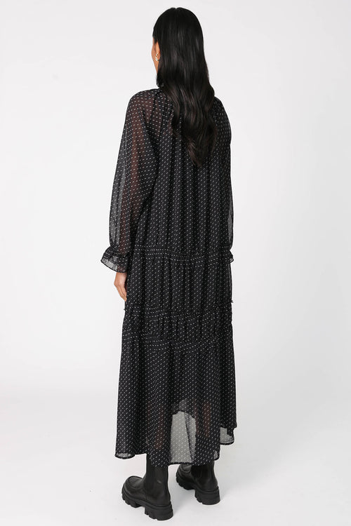 vital dress / double dot print
