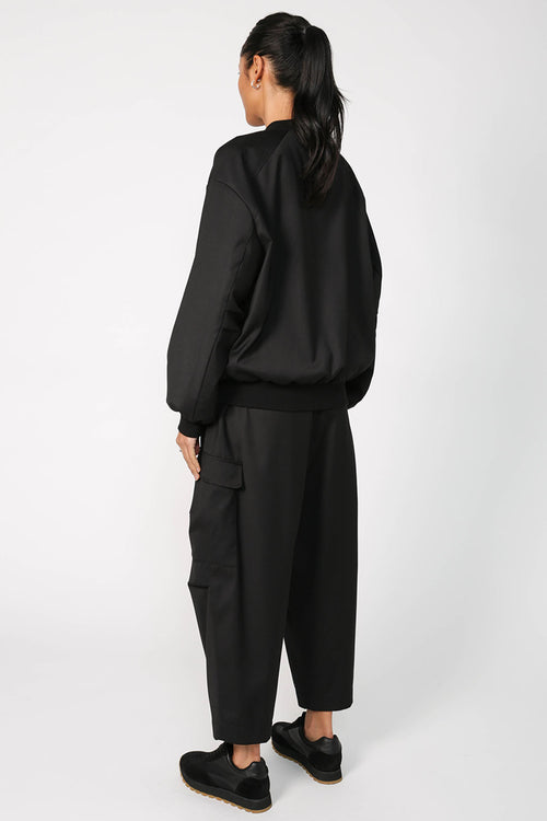 fade away bomber / black